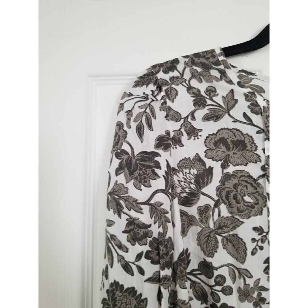 LUCKY Brand lea pintuck blouse top - Picture 8 of 11